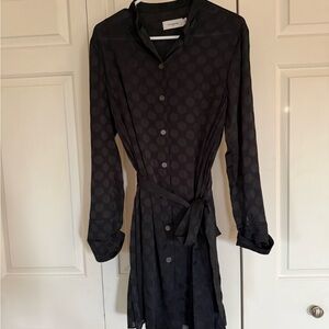 Coach Black Polka Dot Dress